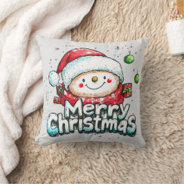 Vrolijk kerstfeest kussen