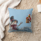 Vrolijk kerstfeest kussen (Deken)