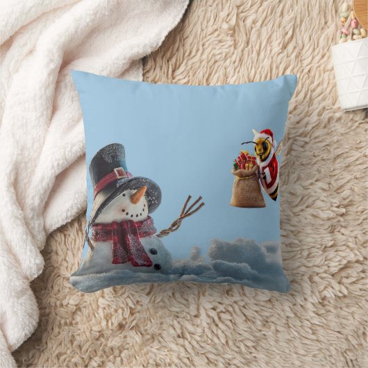 Vrolijk kerstfeest kussen (Deken)