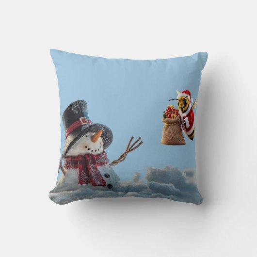 Vrolijk kerstfeest kussen (Voorkant)