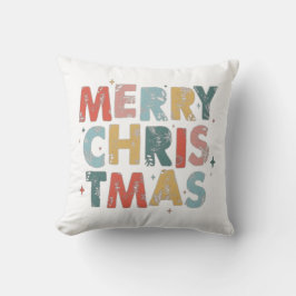 Vrolijk kerstfeest kussen