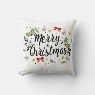 Vrolijk kerstfeest kussen