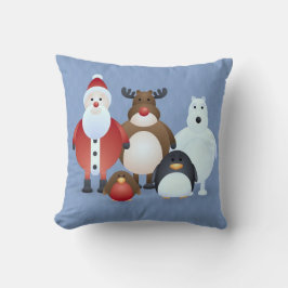 Vrolijk kerstfeest kussen