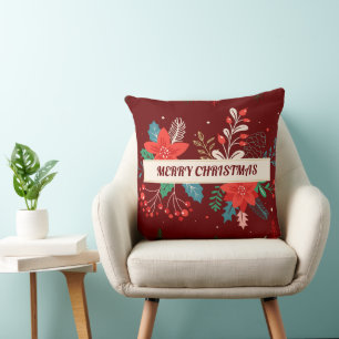 Vrolijk kerstfeest kussen