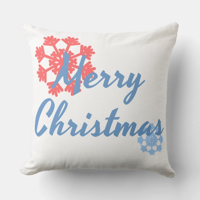 Vrolijk kerstfeest kussen (Voorkant)