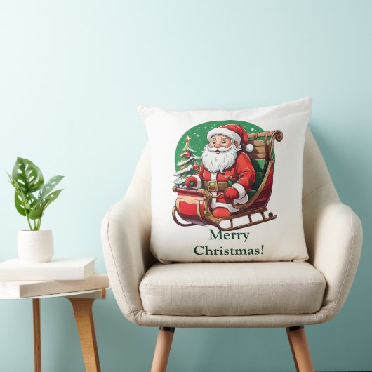 Vrolijk kerstfeest! kussen (Stoel)