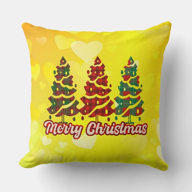 Vrolijk kerstfeest kussen (Voorkant)