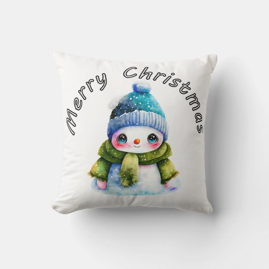 Vrolijk kerstfeest kussen (Voorkant)