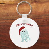 Vrolijk kerstfeest! kwal sleutelhanger (Voorkant)