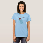 Vrolijk kerstfeest! kwal t-shirt (Voorkant volledig)