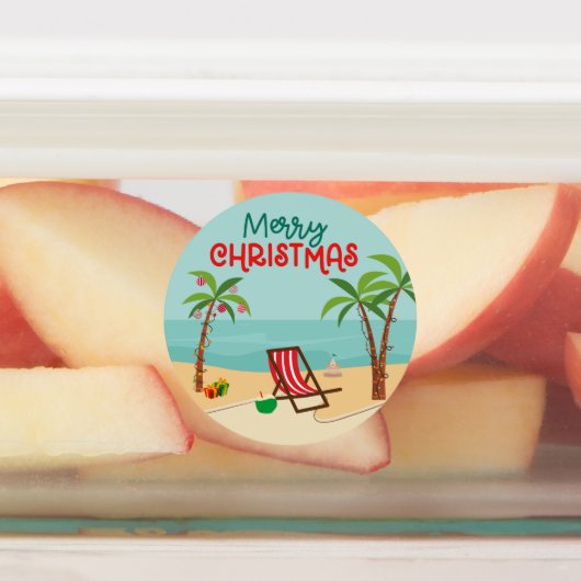 Vrolijk kerstfeest labels (Aangebracht)