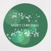 Vrolijk kerstfeest labels (Design 1)