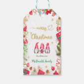 Vrolijk kerstfeest Labels Cadeaulabel (Voorkant)