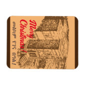 Vrolijk kerstfeest Lalibela Magneet (Horizontaal)