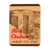 Vrolijk kerstfeest Lalibela Magneet (Verticaal)