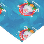 Vrolijk kerstfeest lange tafelloper (Hoek)