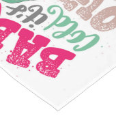 Vrolijk kerstfeest lange tafelloper (Hoek)