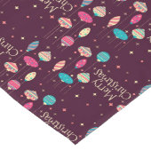 Vrolijk kerstfeest lange tafelloper (Hoek)