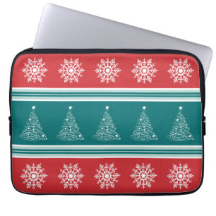 Vrolijk kerstfeest laptop sleeve