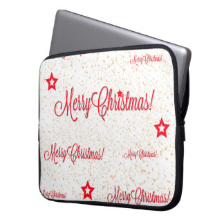 Vrolijk kerstfeest! laptop sleeve