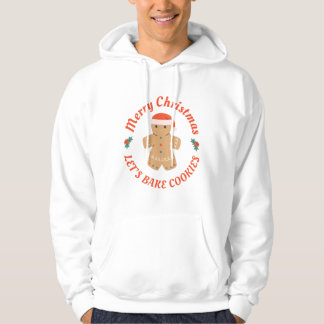 Vrolijk kerstfeest Laten we koekjes bakken Gingerb Hoodie