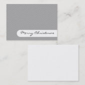 Vrolijk kerstfeest - Legante Stripes - Visitekaart Visitekaartje (Voorkant / Achterkant)