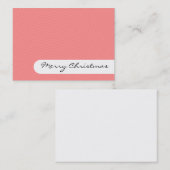 Vrolijk kerstfeest - Legante Stripes - Visitekaart Visitekaartje (Voorkant / Achterkant)