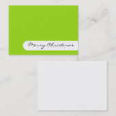 Vrolijk kerstfeest - Legante Stripes - Visitekaart Visitekaartje (Voorkant / Achterkant)