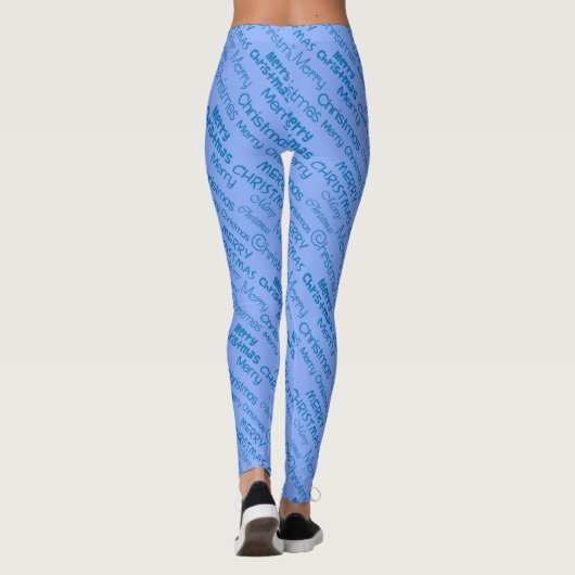 Vrolijk kerstfeest leggings (Achterkant)