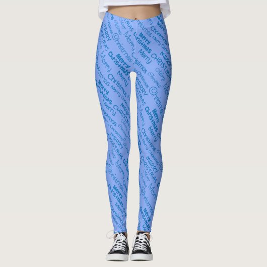 Vrolijk kerstfeest leggings (Voorkant)
