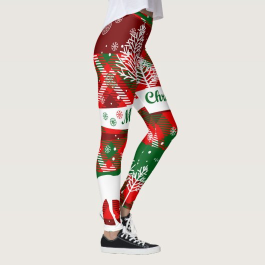 Vrolijk kerstfeest Leggings (Rechts)