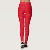 Vrolijk kerstfeest leggings (Achterkant)