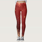 Vrolijk kerstfeest Leggings (Voorkant)