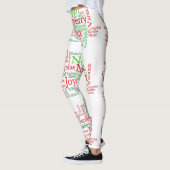 Vrolijk kerstfeest Leggings (Links)