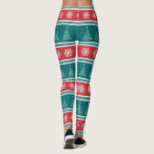 Vrolijk kerstfeest leggings (Achterkant)