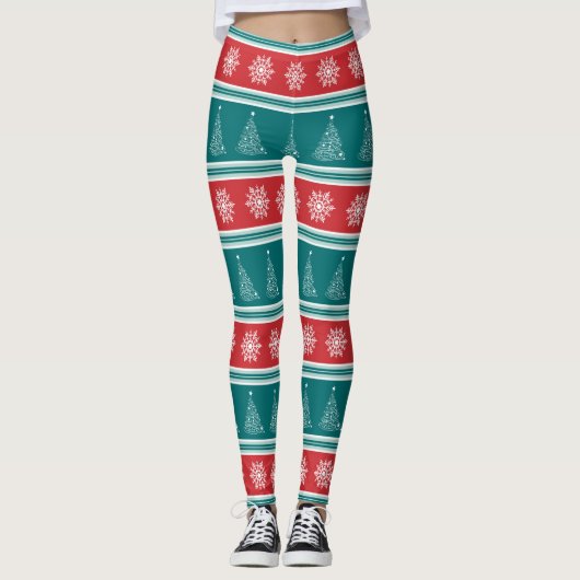 Vrolijk kerstfeest leggings (Voorkant)