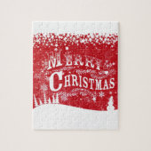 Vrolijk kerstfeest legpuzzel (Verticaal)