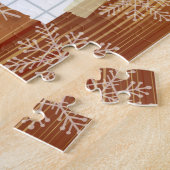 Vrolijk kerstfeest legpuzzel (Zijkant)