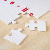 Vrolijk kerstfeest legpuzzel (Zijkant)