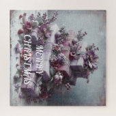 Vrolijk kerstfeest legpuzzel (Horizontaal)