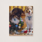 Vrolijk kerstfeest legpuzzel (Verticaal)