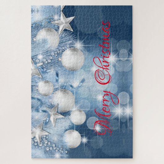 Vrolijk kerstfeest legpuzzel (Verticaal)