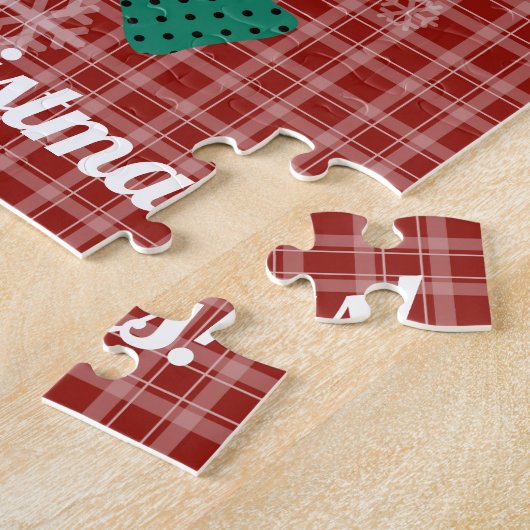 Vrolijk kerstfeest! legpuzzel (Zijkant)