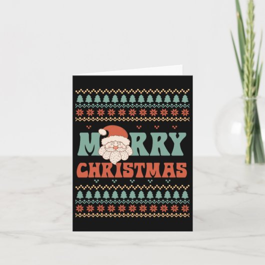Vrolijk kerstfeest lelijk kerstfeest kaart (Voorkant)