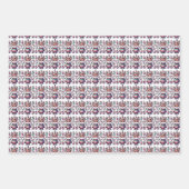 Vrolijk Kerstfeest & Lelijke Trui Wensen Rendier Inpakpapier Vel (Voorkant)