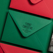 Vrolijk kerstfeest leuke eenvoudige stippen sterre rubberstempel