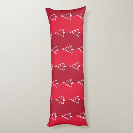 Vrolijk kerstfeest lichaamskussen (Achterkant (Verticaal))