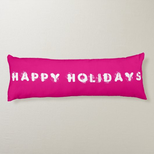 Vrolijk kerstfeest lichaamskussen (Achterkant)