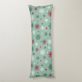 Vrolijk kerstfeest lichaamskussen (Achterkant (Verticaal))