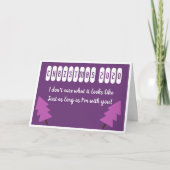 Vrolijk Kerstfeest Liefde Kaart (Voorkant)